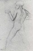 Edgar Degas Study of Boy in Attitude of Defence Sweden oil painting artist